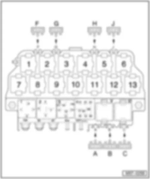 VW THE BEETLE CABRIOLET 2004 Seat heating . Wiring diagrams, Pin